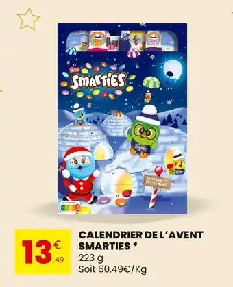 Stokomani Nestle calendrier de l'avent smarties offre