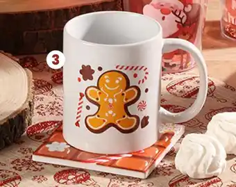 Stokomani Coffret mug avec dessous de verre 8 x 9,5 cm offre