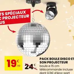 Stokomani Pack boule disco et son projecteur offre