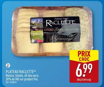 ALDI Verdannet plateau raclette offre