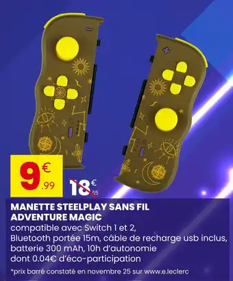 Stokomani Steelplay manette sans fil adventure magic offre