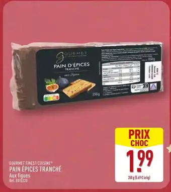 ALDI Gourmet finest cuisine pain d'épices tranché offre