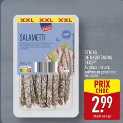 ALDI Panda sticks de saucissons sec offre