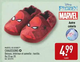 ALDI Chaussons offre