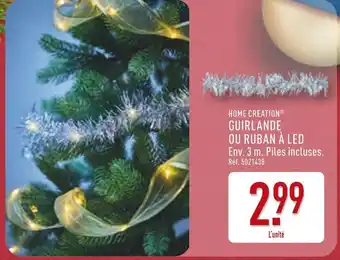 ALDI Home creation guirlande à led offre