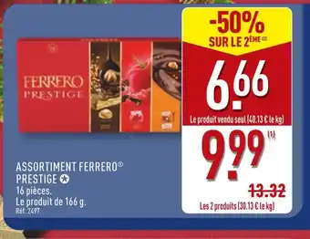 ALDI Ferrero assortiment prestige offre