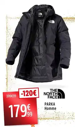 Intersport The north face parka homme offre