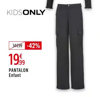 Intersport Kids only pantalon enfant offre
