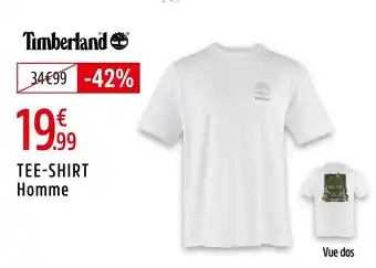 Intersport Timeberland tee-shirt homme offre