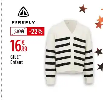 Intersport Firefly gilet enfant offre