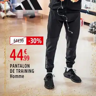 Intersport Adidas pantalon de training homme offre