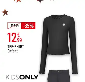 Intersport Kids only tee-shirt enfant offre