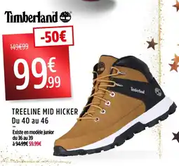 Intersport Timberland treeline mid hicker offre
