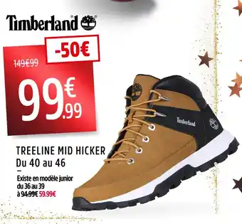 Intersport Timberland treeline mid hicker offre