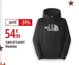 Intersport The north face sweatshirt homme offre