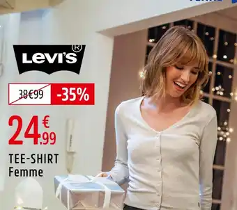 Intersport Levi's tee-shirt femme offre