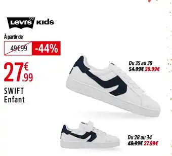 Intersport Levi's kids swift enfant offre