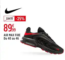 Intersport Nike air max fire offre