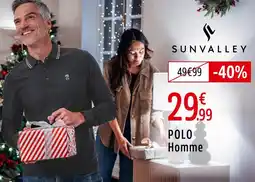 Intersport Sunvalley polo homme offre