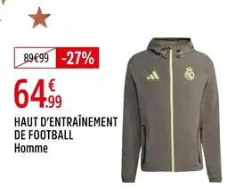 Intersport Adidas haut d'entraînement de football homme offre
