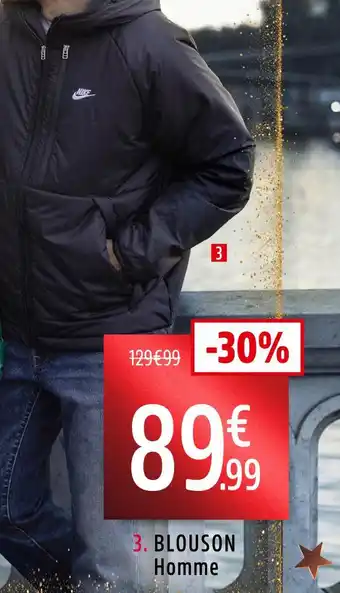 Intersport Nike blouson homme offre