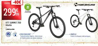 Intersport Nakamura vtt summit 700 adulte offre