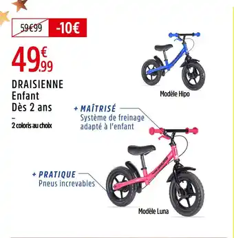 Intersport Draisienne enfant modèle hipo offre