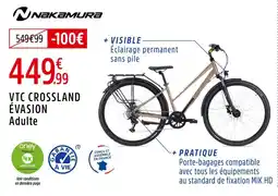 Intersport Nakamura vtc crossland évasion adulte offre