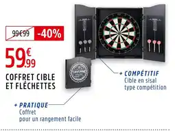 Intersport Taverne coffret cible et fléchettes offre