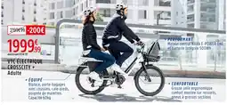 Intersport Vtc électrique crosscity + adulte offre