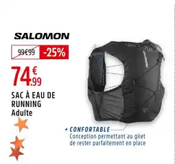 Intersport Salomon sac à eau de running adulte offre