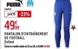 Intersport Puma pantalon d’entraînement de football enfant offre