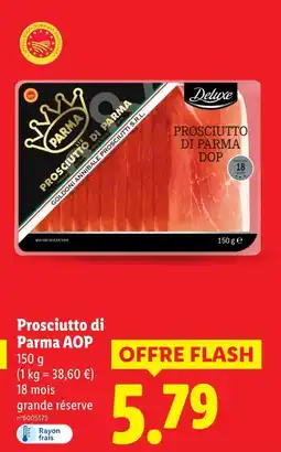 Lidl Deluxe prosciutto di parma aop offre