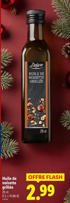 Lidl Deluxe huile de noisette grillée offre