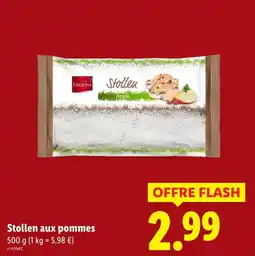 Lidl Stollen aux pommes offre