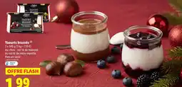 Lidl Deluxe yaourt brassé sur lit de crème de marrons offre