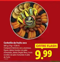 Lidl Plaza corbeille de fruits secs offre