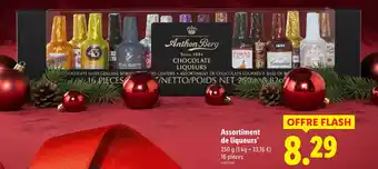 Lidl Anthon berg assortiment de liqueurs offre