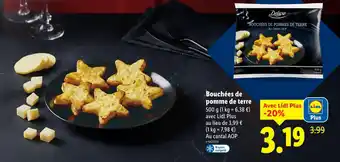 Lidl Deluxe bouchées de pommes de terre offre