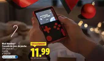 Lidl Console de jeux de poche offre