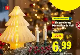 Lidl Livarno home décoration de noël offre