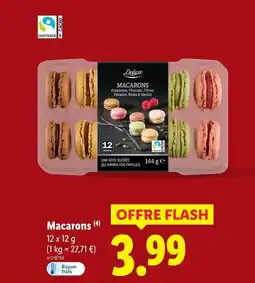 Lidl Deluxe macarons offre