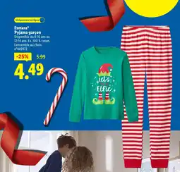 Lidl Esmara pyjama garçon offre