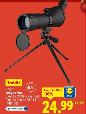 Lidl Crivit longue-vue offre