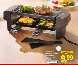Lidl Silvercrest appareil à raclette offre