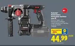 Lidl Parkside performance perforateur-burineur sans fil offre