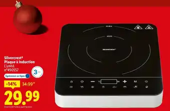 Lidl Silvercerst plaque à induction offre