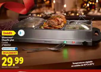 Lidl Silvercrest chauffe plat offre