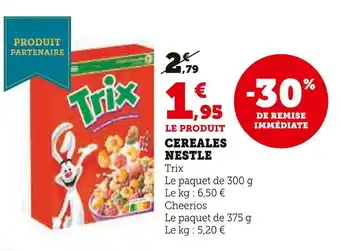 U Express Nestlé céréales offre