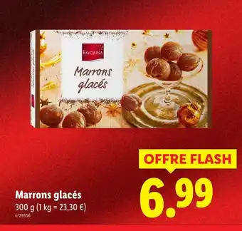 Lidl Favorina marrons glacés offre